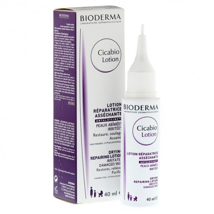 фото упаковки Bioderma Cicabio Восстанавливающий успокаивающий лосьон