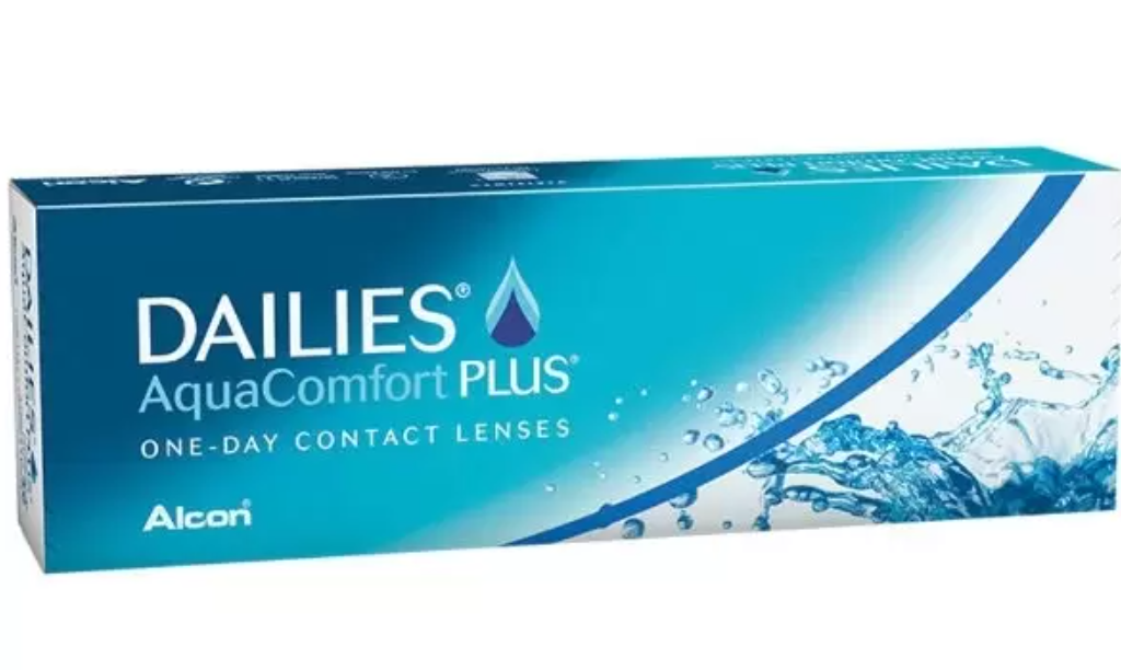 фото упаковки Alcon Dailies AquaComfort Plus контактные линзы однодневные