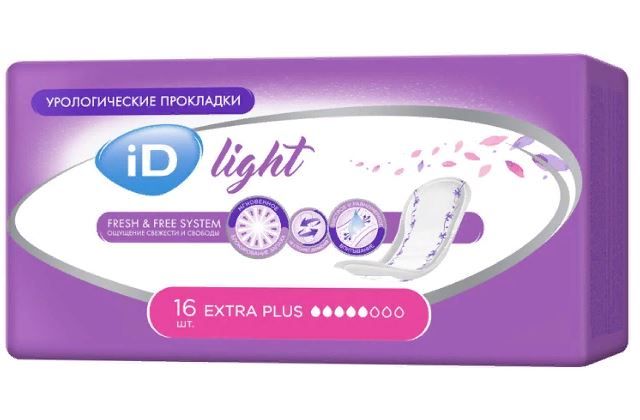 фото упаковки iD light extra plus прокладки урологические