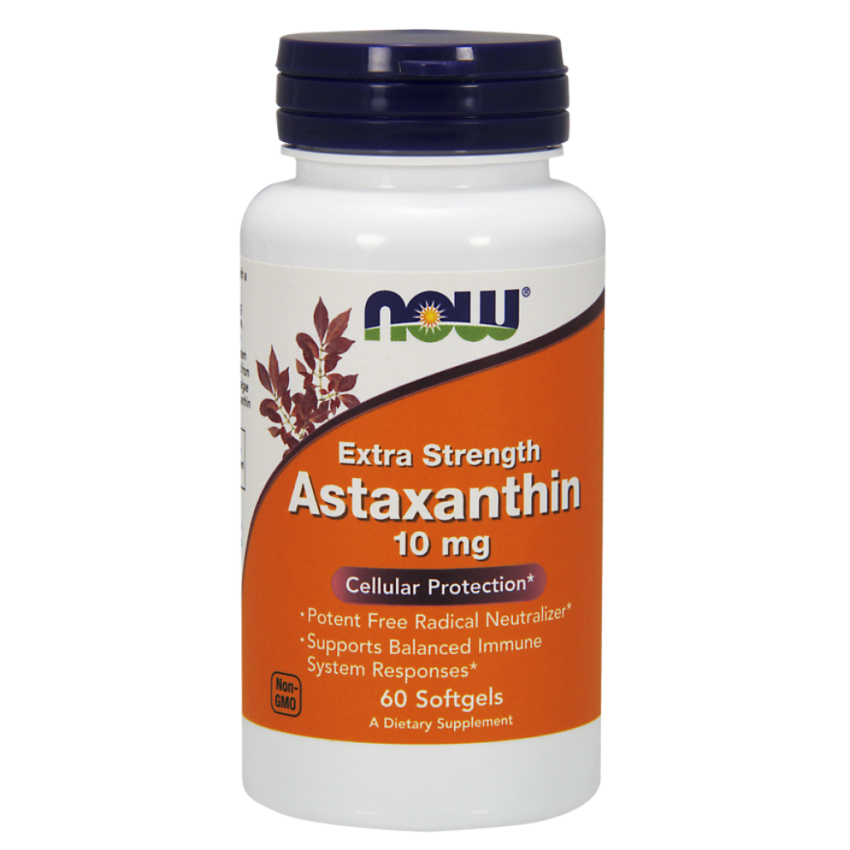 фото упаковки NOW Astaxanthin Астаксантин