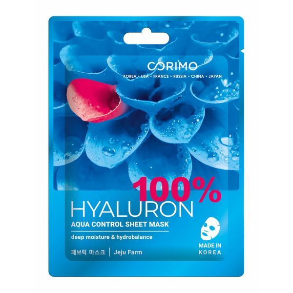 фото упаковки Коримо Hyaluron Маска тканевая для лица акваконтроль