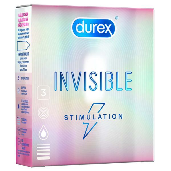 фото упаковки Презервативы Durex Invisible Stimulation