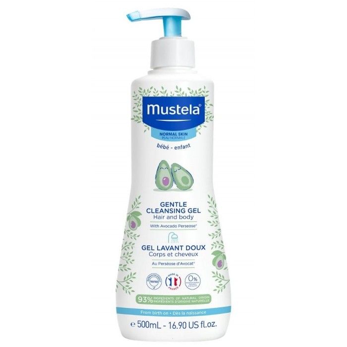 фото упаковки Mustela мягкий гель для купания