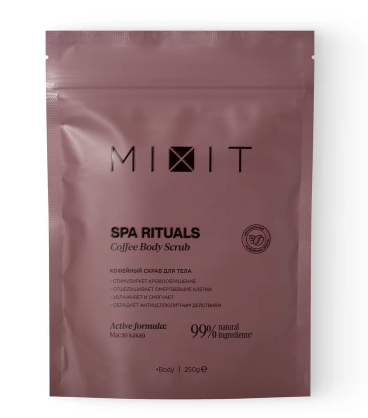 фото упаковки Mixit Spa Rituals Скраб для тела Кофейный