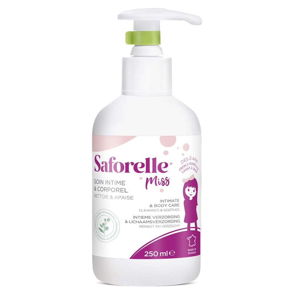 Saforelle Miss Гель для интимной гигиены для детей, для детей с 2 лет, 250 мл, 1 шт.