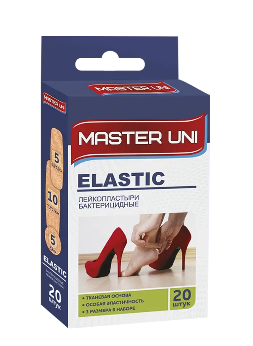 фото упаковки Master Uni Elastic Лейкопластырь бактерицидный