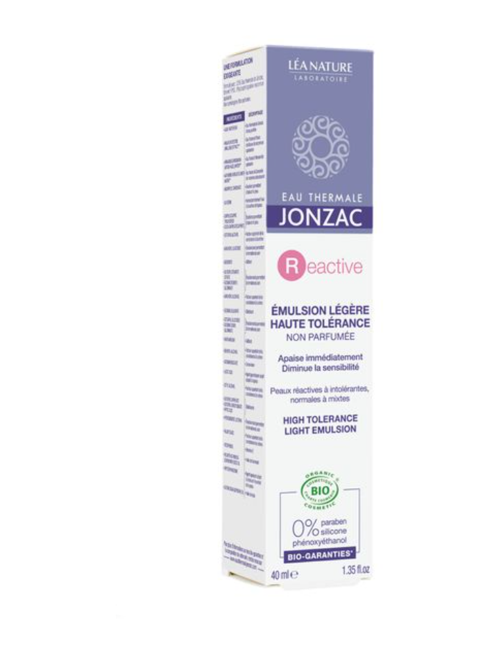 Jonzac Reactive Легкая эмульсия для кожи лица, эмульсия, для чувствительной и реактивной кожи, 40 мл, 1 шт.