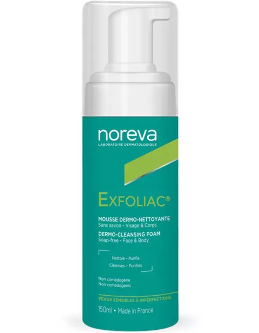 фото упаковки Noreva Exfoliac Очищающая пенка для лица
