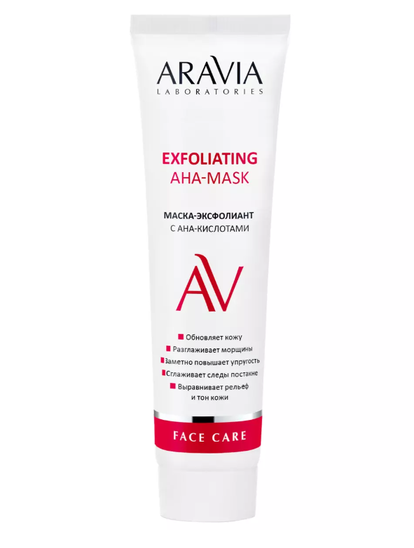 фото упаковки Aravia Laboratories Exfoliating Aha-Mask Маска-эксфолиант