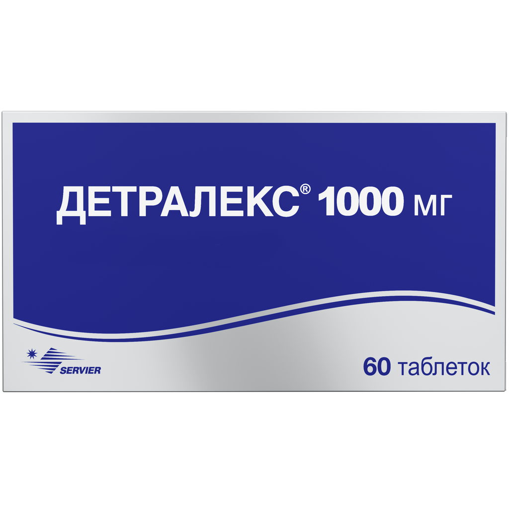 Детралекс, 1000 мг, таблетки, покрытые пленочной оболочкой, 60 шт. купить  по цене от 2956 руб в Нижнем Новгороде, заказать с доставкой в аптеку,  инструкция по применению, отзывы, аналоги, Servier