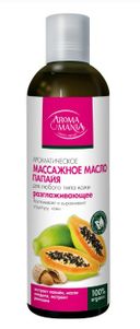 Aroma Mania Масло массажное, папайя, масло, 250 мл, 1 шт.