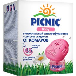 Picnic Baby Фумигатор + жидкость от комаров