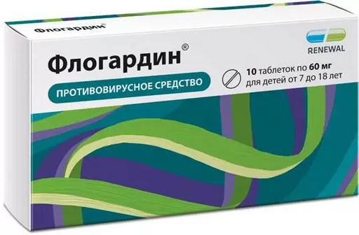 Флогардин, 60 мг, таблетки, покрытые пленочной оболочкой, 10 шт.