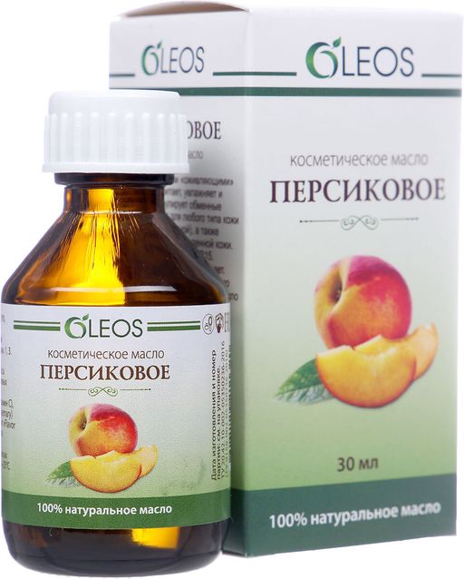 Oleos Персиковое масло, масло косметическое, 30 мл, 1 шт. цена
