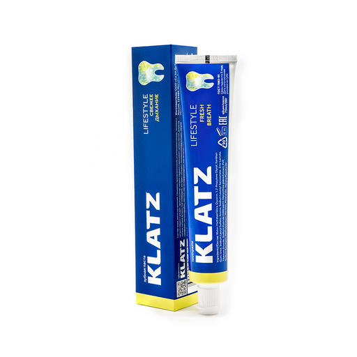 Klatz Lifestyle Зубная паста Свежее дыхание, паста зубная, 75 мл, 1 шт.