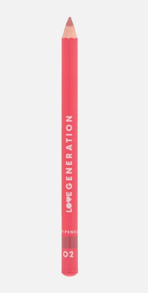 Love Generation карандаш для губ LipPencil, помада, тон 02, 1.35г, 1 шт.