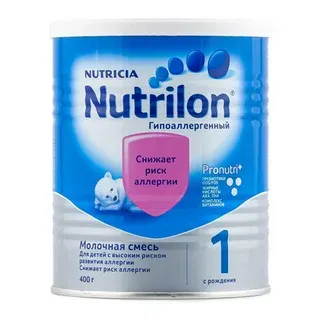 Nutrilon 1 Гипоаллергенный, смесь молочная сухая, 400 г, 1 шт. цена