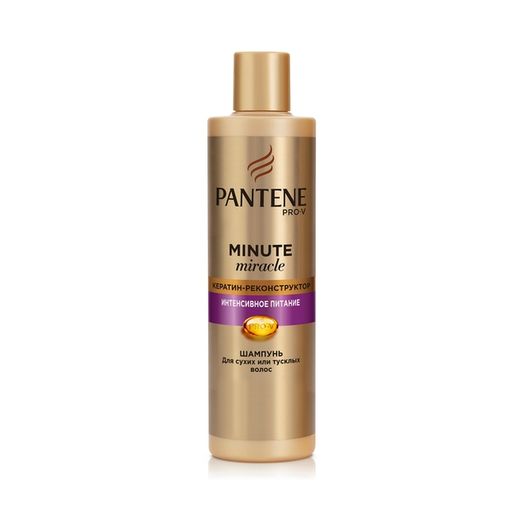 Pantene Pro-V Шампунь Интенсивное питание кератин, 270 мл, 1 шт.