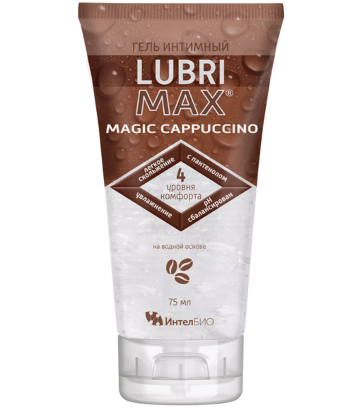 Lubrimax Magic Cappuccino гель-смазка интимный, 75 мл, 1 шт.