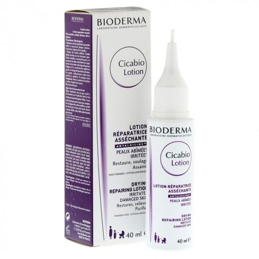 Bioderma Cicabio Восстанавливающий успокаивающий лосьон, лосьон для тела, 40 мл, 1 шт.