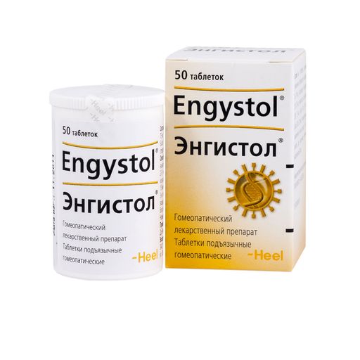 Энгистол, таблетки подъязычные гомеопатические, 50 шт. цена