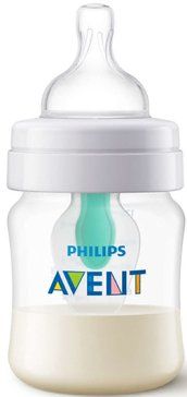 Philips AVENT Бутылочка Анти-колик с клапаном AirFree, 125 мл, scf810/14, с клапаном, 1 шт. цена