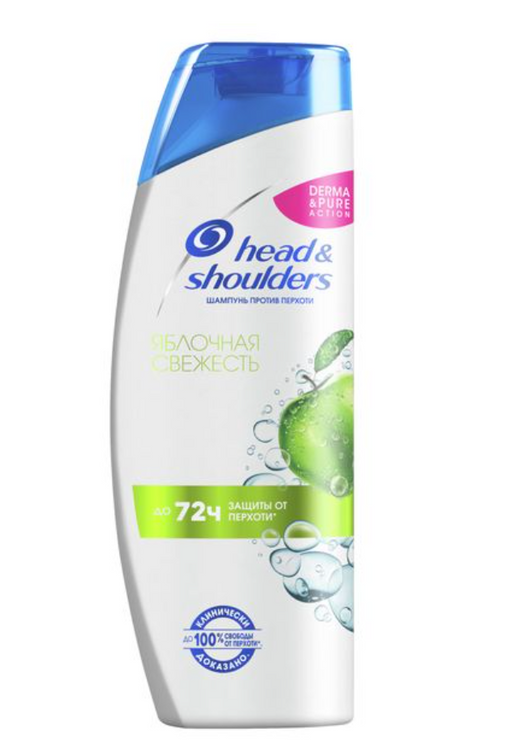 Head and Shoulders Шампунь против перхоти яблочная свежесть, 400 мл, 1 шт.