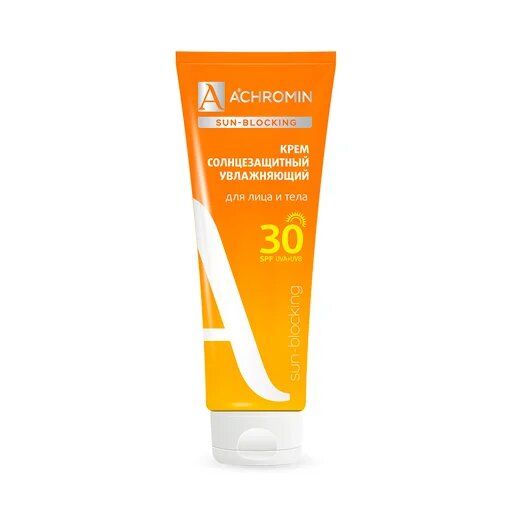 Achromin Крем солнцезащитный для лица и тела SPF 30, 250 мл, 1 шт. цена