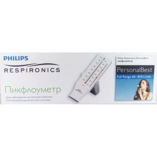Philips Respironics Personal Best Пикфлоуметр hh1327/00, Full Range 60-810, для взрослых, 1 шт. цена