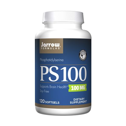Jarrow Formulas PS100 (Фосфатидилсерин), 100 мг, капсулы, 120 шт.