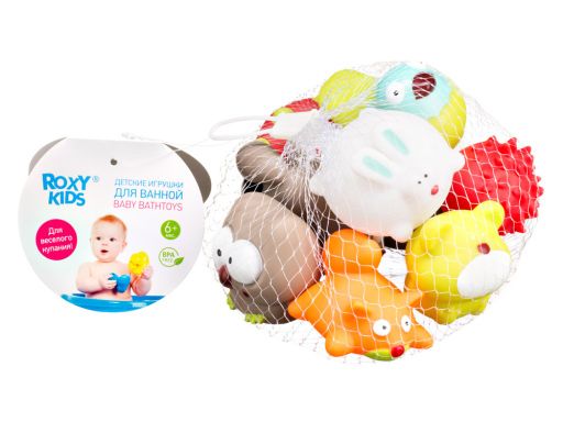 Roxy-kids Набор игрушек для ванны Лесные жители 6 мес+, набор 9 шт., 1 шт. цена