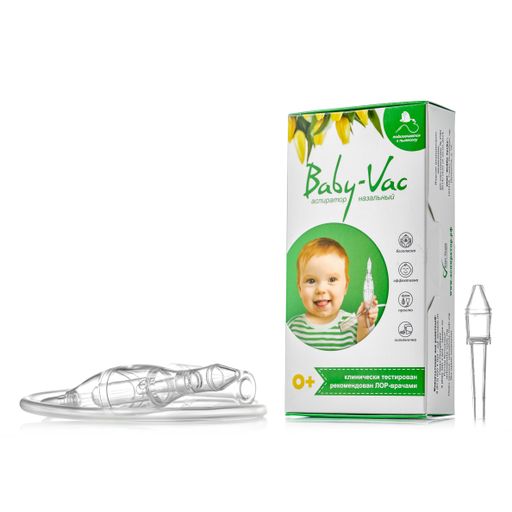 Baby-Vac Аспиратор назальный детский, 1 шт. цена