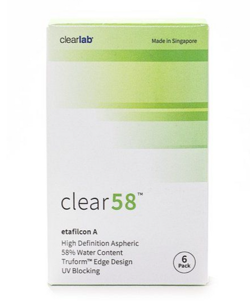 ClearLab Clear 58 Линзы контактные, BC=8,3 d=14,0, D(-5.75), 6 шт.
