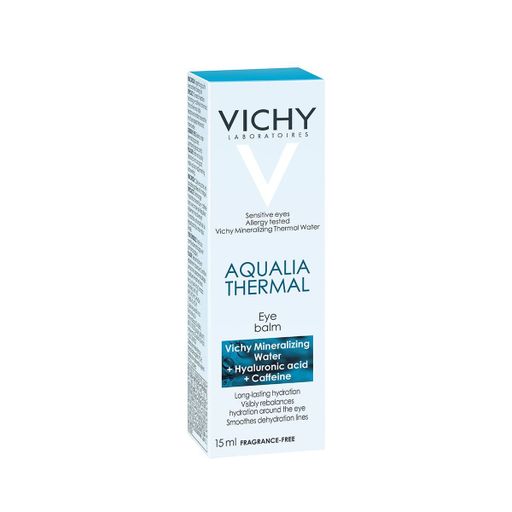Vichy Aqualia Thermal пробуждающий бальзам для контура глаз, бальзам, 15 мл, 1 шт.