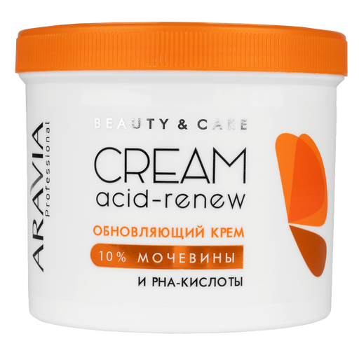 Aravia Professional Acid-Renew Cream Обновляющий крем, крем, с PHA-кислотами и мочевиной (10%), 550 мл, 1 шт.