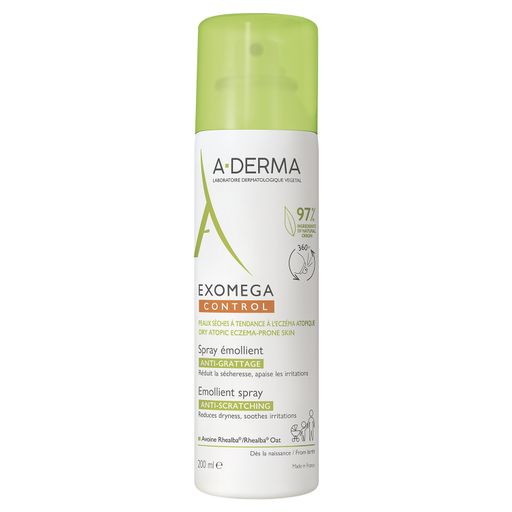 A-Derma Exomega Control Спрей-эмолент смягчающий, спрей, для кожи, склонной к атопическому дерматиту, 200 мл, 1 шт.