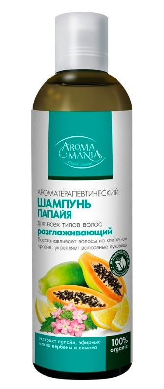 Aroma Mania Шампунь для волос, папайя, шампунь, 250 мл, 1 шт.