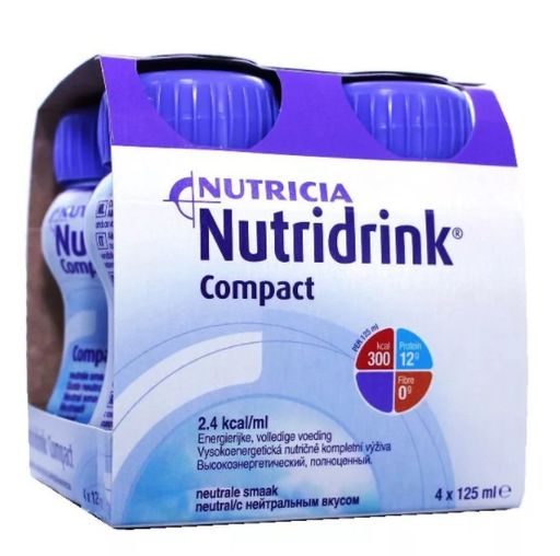 Nutridrink compact protein, жидкость для приема внутрь, с нейтральным вкусом, 125 мл, 4 шт. цена