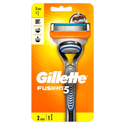Gillette Fusion Станок для бритья, с 2 сменными кассетами, 1 шт. цена