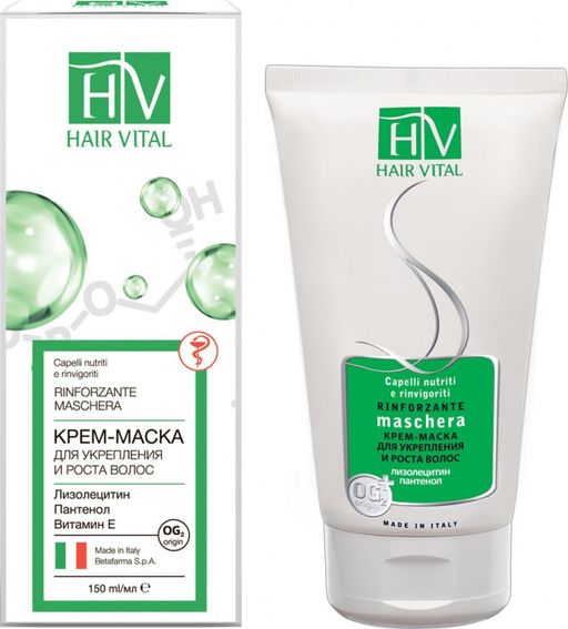 Hair Vital Крем-маска для укрепления и роста волос, маска для волос, 150 мл, 1 шт.