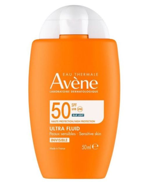 Avene Флюид солнцезащитный для кожи лица ультралегкий, SPF50, невидимый, 50 мл, 1 шт.