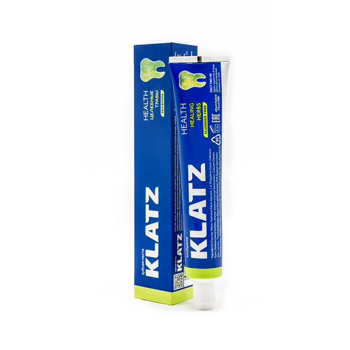 Klatz Health Зубная паста Целебные травы, паста зубная, без фтора, 75 мл, 1 шт.