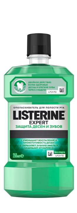 Listerine Expert Защита десен и зубов, раствор для полоскания полости рта, 250 мл, 1 шт. цена