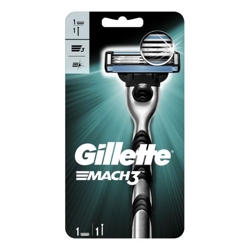 Gillette Mach 3 Станок для бритья, с 1 сменной кассетой, 1 шт. цена